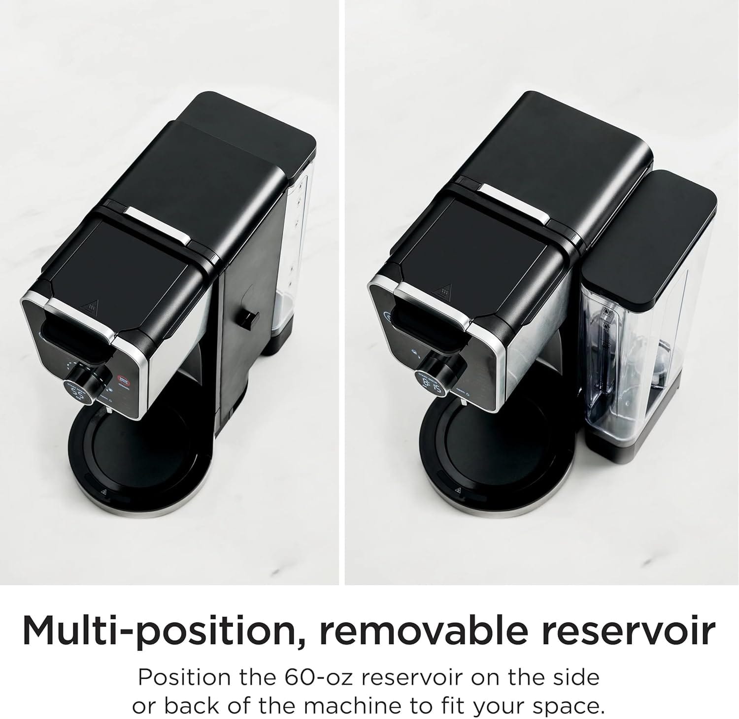 Ninja DualBrew Pro Specialty 12-Cup Coffee Maker with Glass Carafe, K-Cup, 4 Brew Styles, Built-In Frother, Black - Certified Refurbished