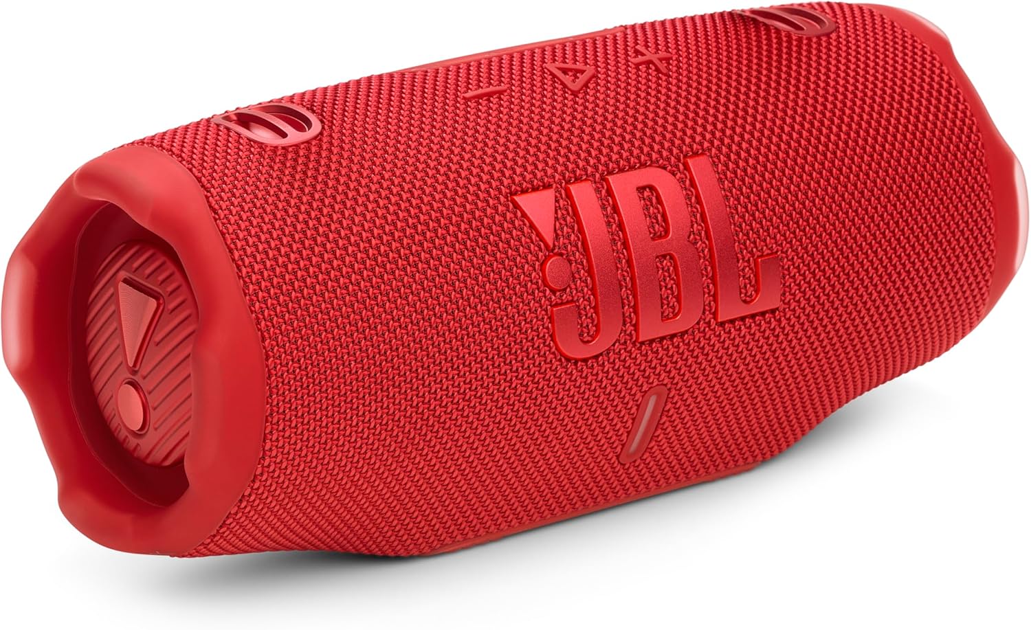 JBL Charge 6 Portable Waterproof Speaker with Built-in Powerbank, Red - Certified Refurbished