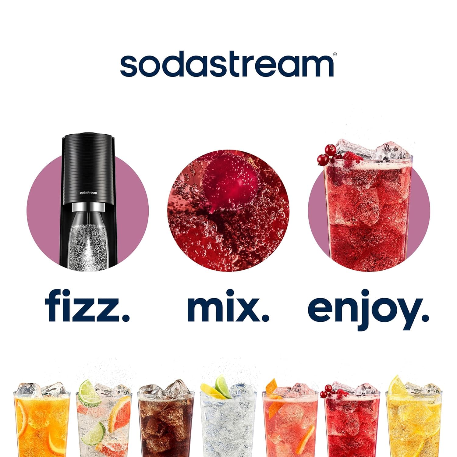 SodaStream MTN Dew Code Red Drink Mix for Sparkling Water Makers, Pack of 4