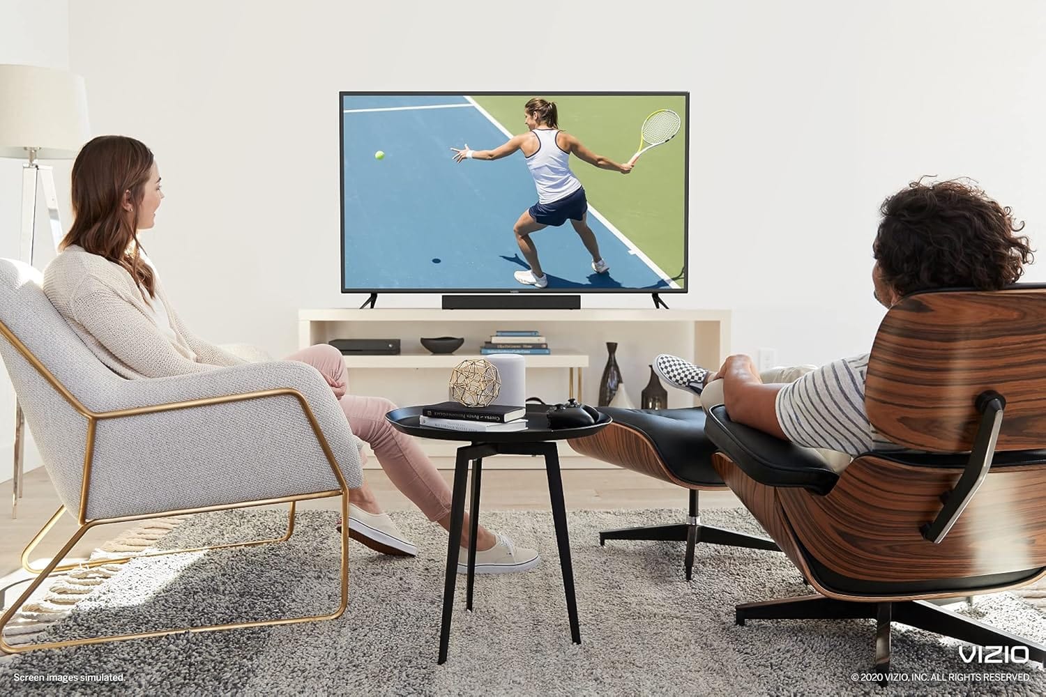 Vizio 20" 2.0 Home Theater Sound Bar with DTS Virtual:X, Bluetooth, Voice Assistant Compatible, Black