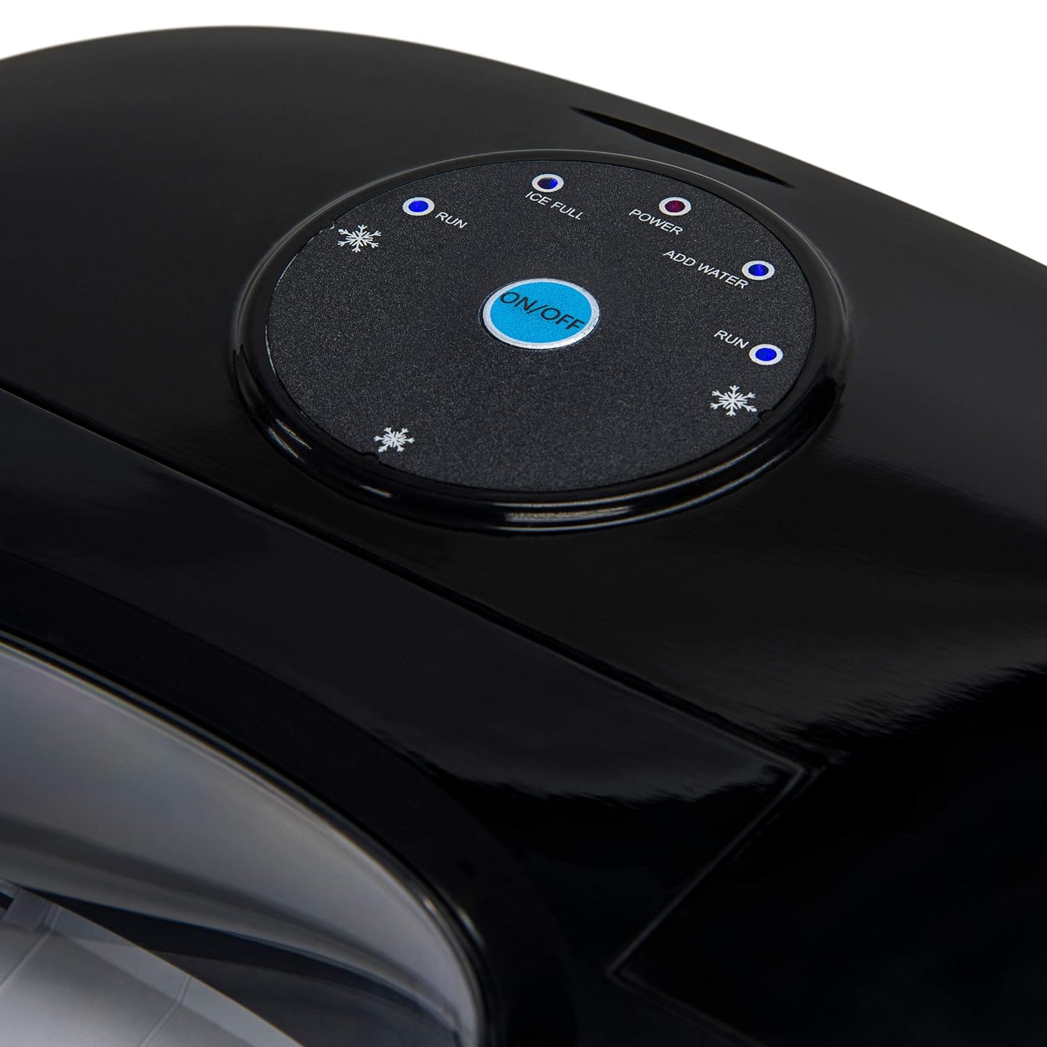 Newair Countertop Ice Maker with One Button Operation, 50 lbs of Ice a Day, White - Certified Refurbished