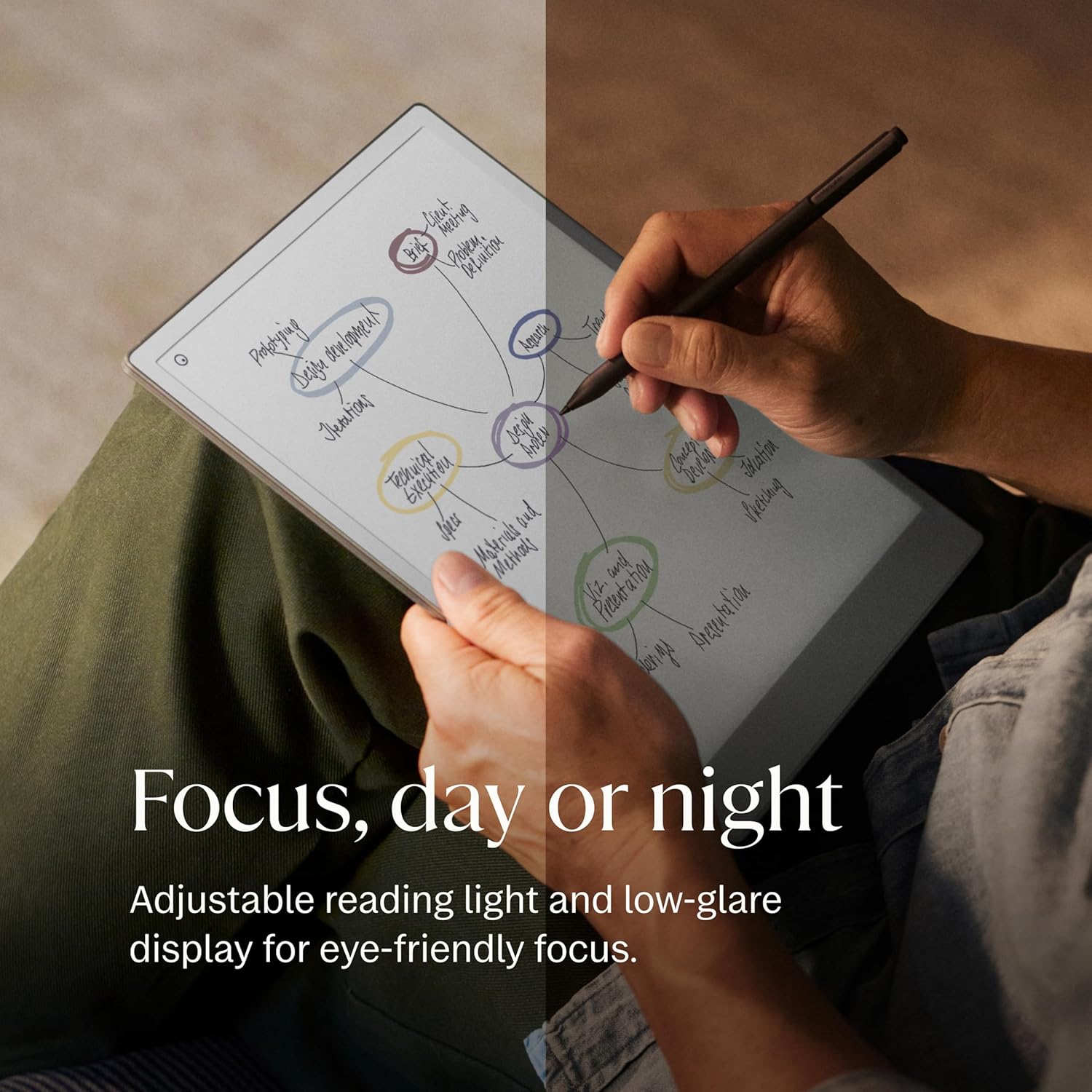 Remarkable Paper Pro Bundle, Includes 11.8" reMarkable Paper Pro Tablet, Marker Plus Pen, and a Book Folio Cover in Grey Polymer Weave - Refurbished