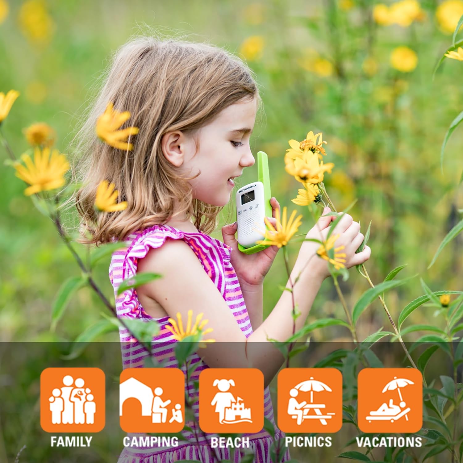 Motorola Solutions Two-Way Radios, 3-Pack