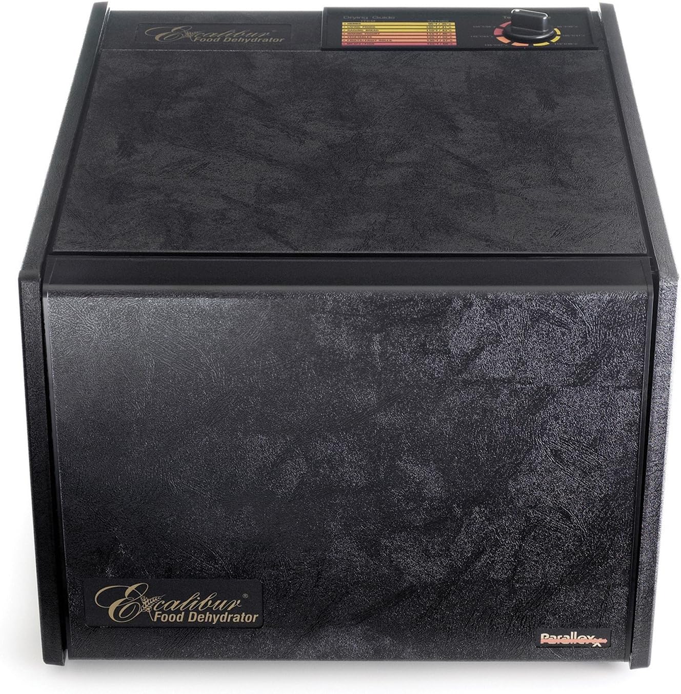 Excalibur Electric 9-Tray Food Dehydrator, Adjustable Thermostat, Accurate Temperature Control, Fast Drying, 15 Sq. Ft. Space, 600-Watts, Black