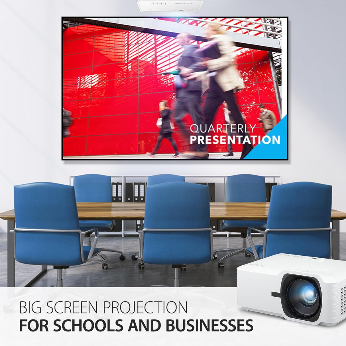 ViewSonic 5000 Lumen WXGA Laser DLP Projector, White - Certified Refurbished
