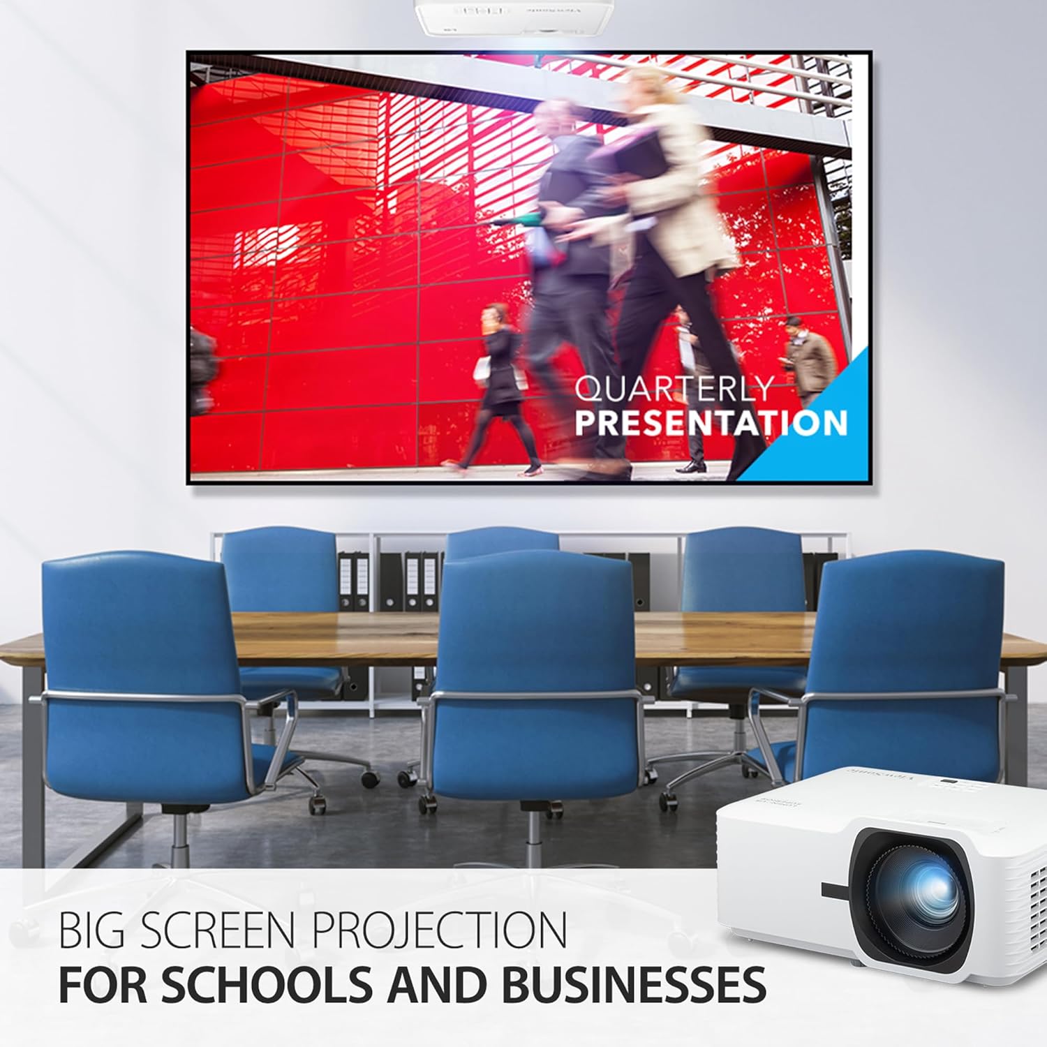 ViewSonic 5000 Lumen WXGA Laser DLP Projector, White - Certified Refurbished