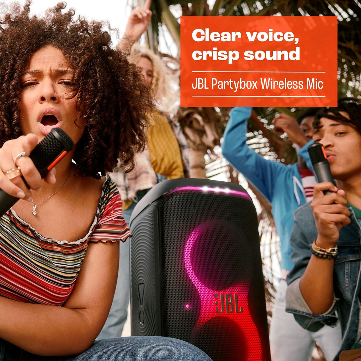 JBL PartyBox Wireless Microphones - Certified Refurbished