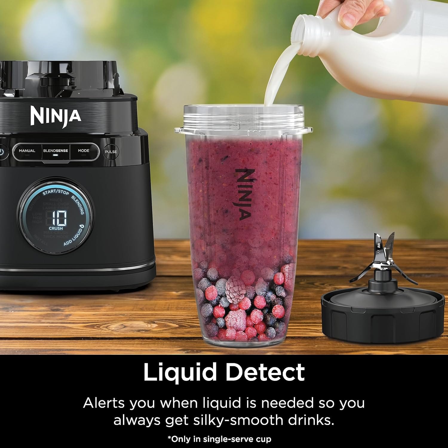 Ninja Detect Kitchen System Power Blender Plus Processor Pro with BlendSense Technology, Black - Certified Refurbished