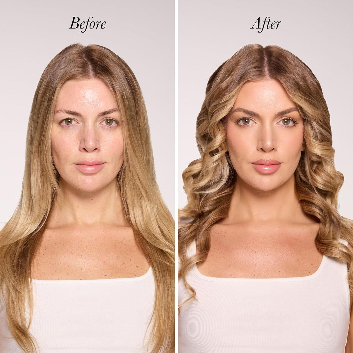 L'ange Hair Le Duo Standard 360° Airflow Styler, 2-in-1 Curling Wand & Flat Iron, Cooling Vents, Adjustable Temp & Dual Voltage, Blush