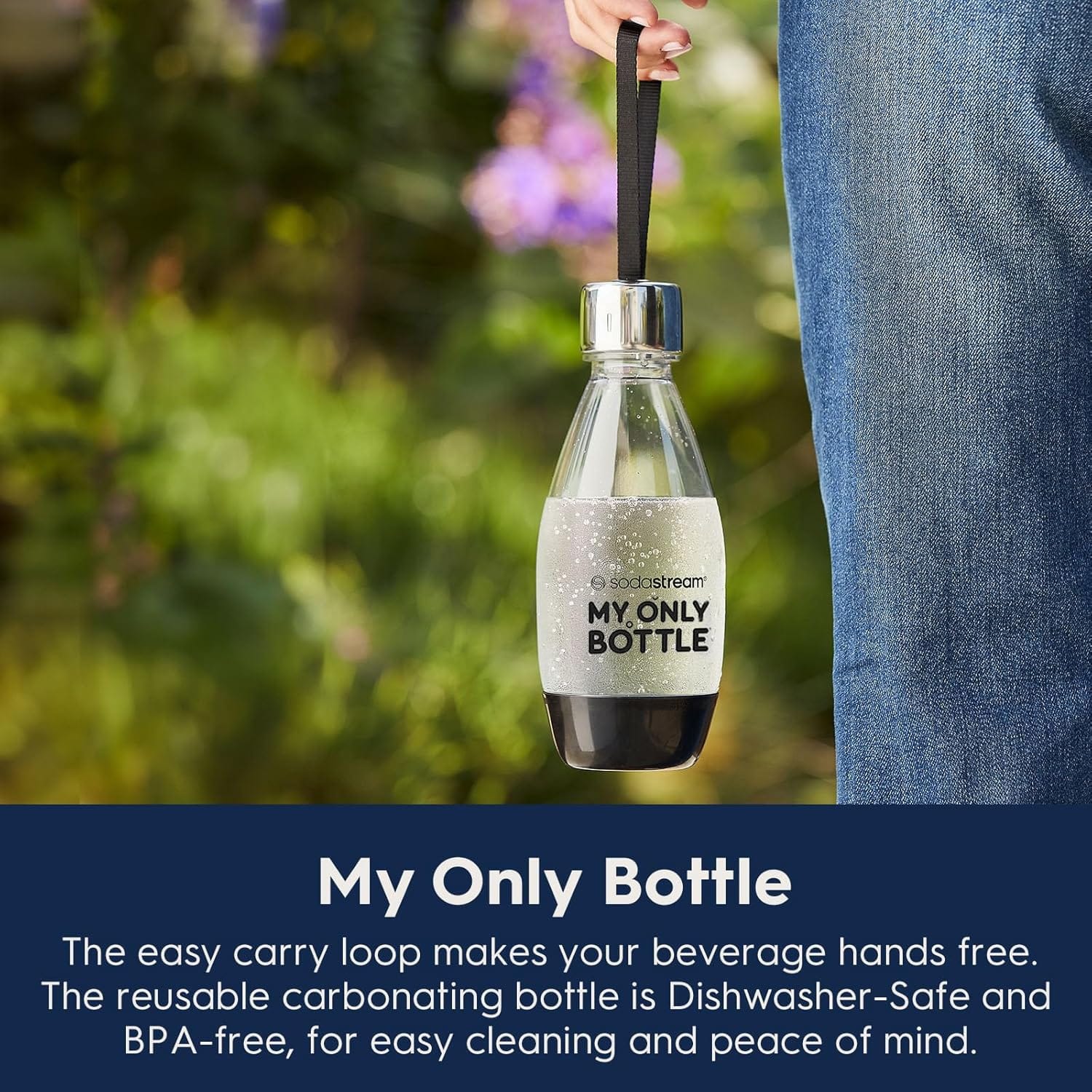 SodaStream ART Sparkling Water Maker Starter Kit, Misty Blue
