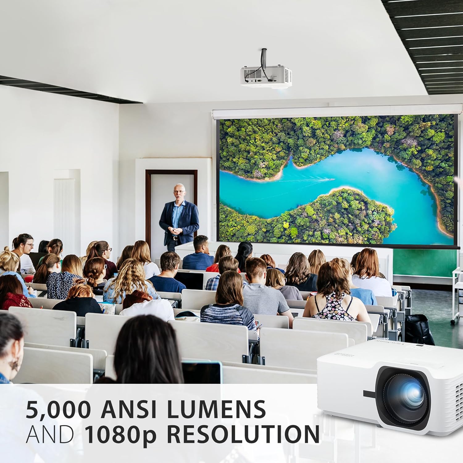 ViewSonic 5000 Lumens 1080p Laser Projector - Certified Refurbished