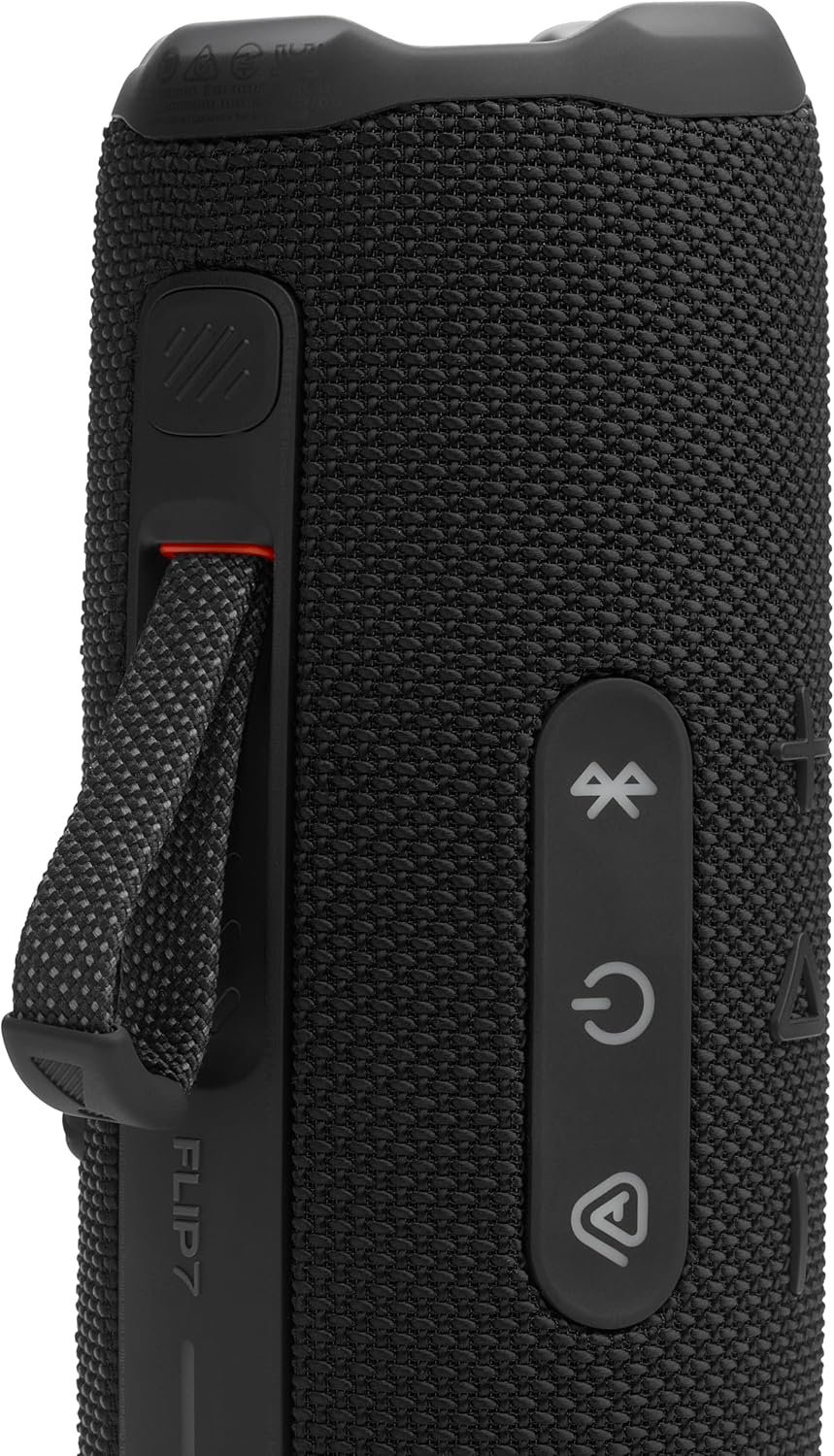 JBL Flip 7 Portable Waterproof Speaker, Black - Certified Refurbished