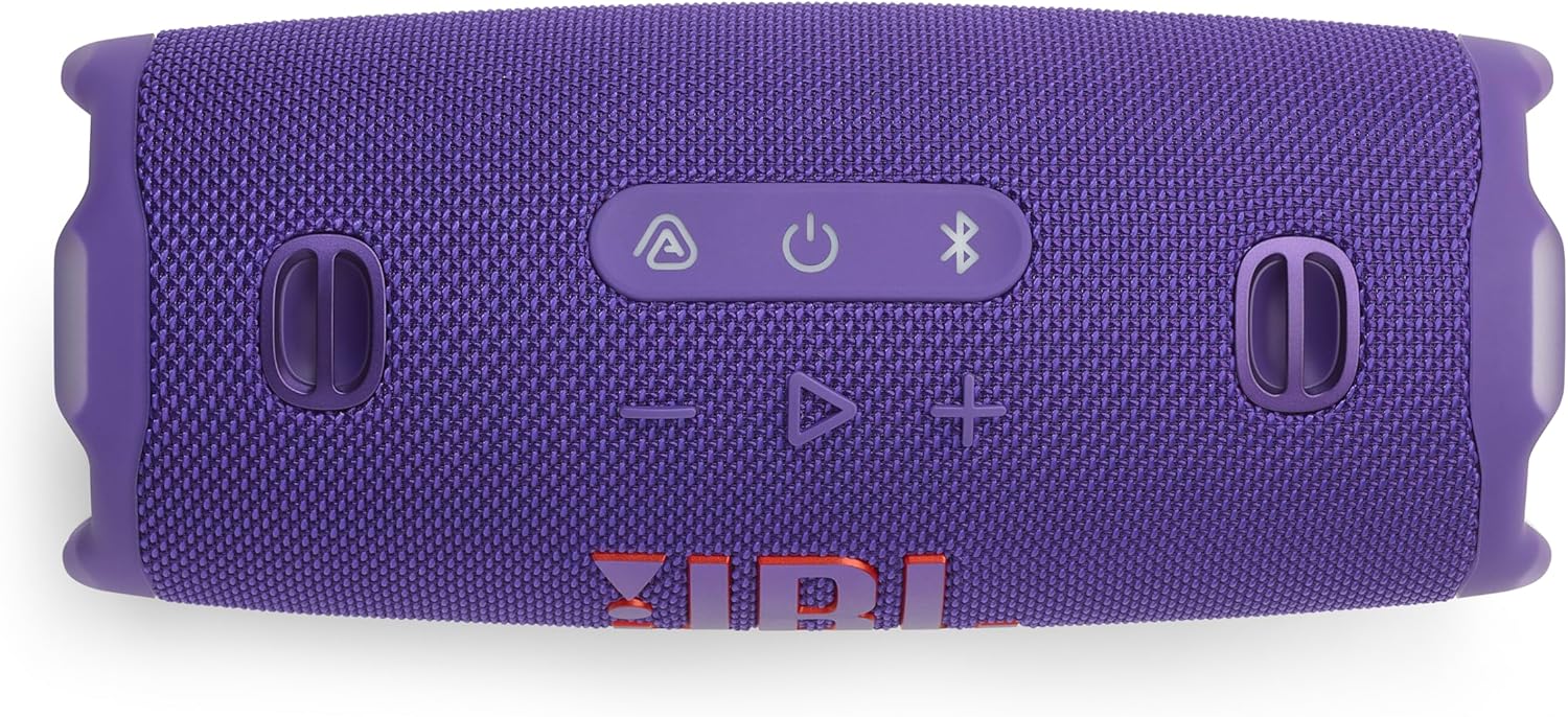 JBL Charge 6 Portable Waterproof Speaker with Built-in Powerbank, Purple - Certified Refurbished