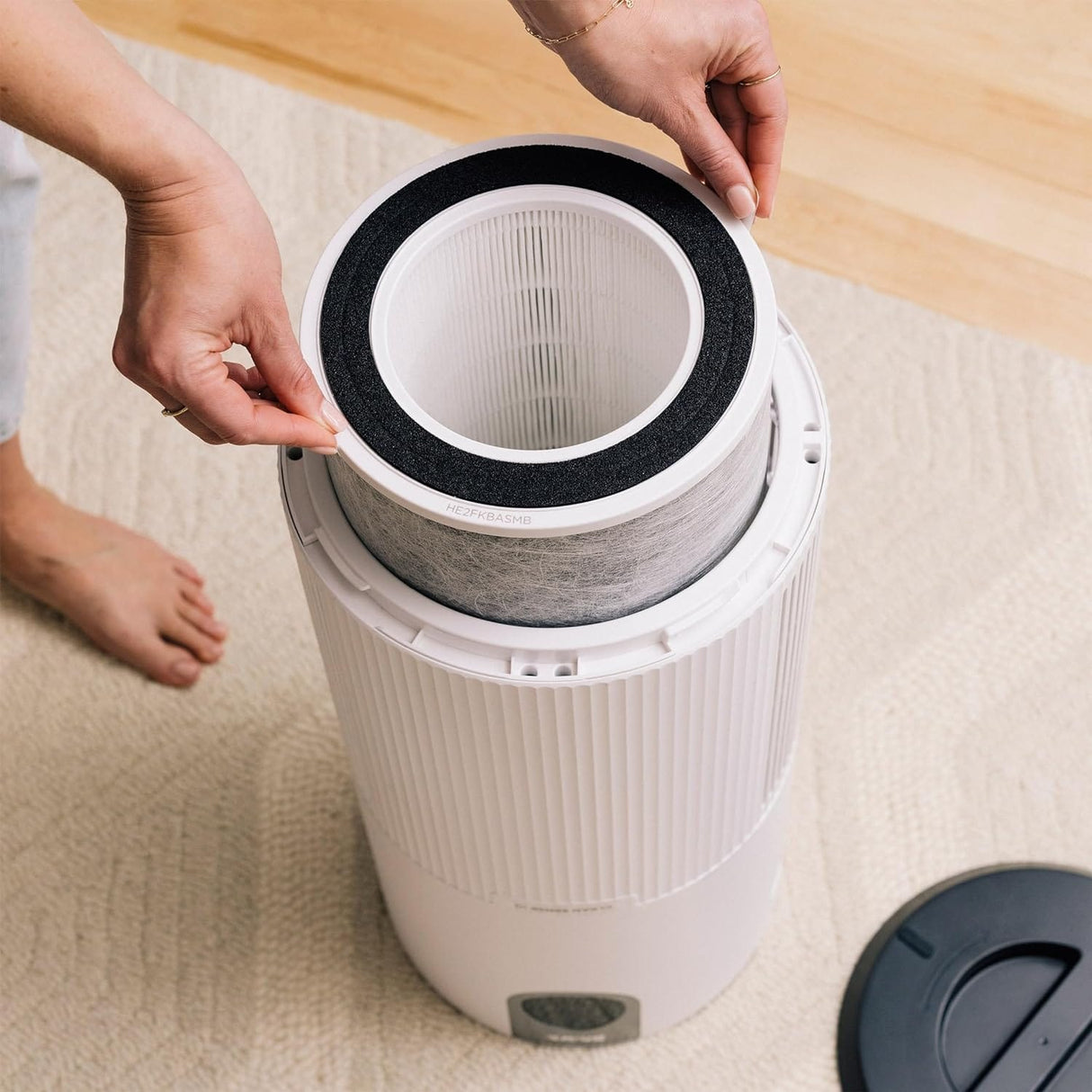 Shark Nanoseal HEPA Air Purifier MAX with Clean Sense, Covers 1350 Sq Ft, Captures 99.98% of Dust & Allergens, White - Open Box