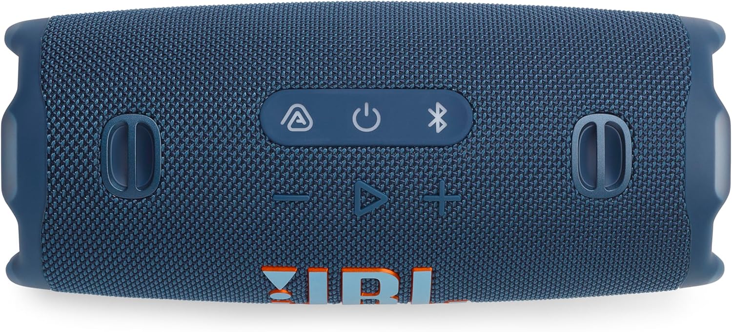 JBL Charge 6 Portable Waterproof Speaker with Built-in Powerbank, Blue - Certified Refurbished