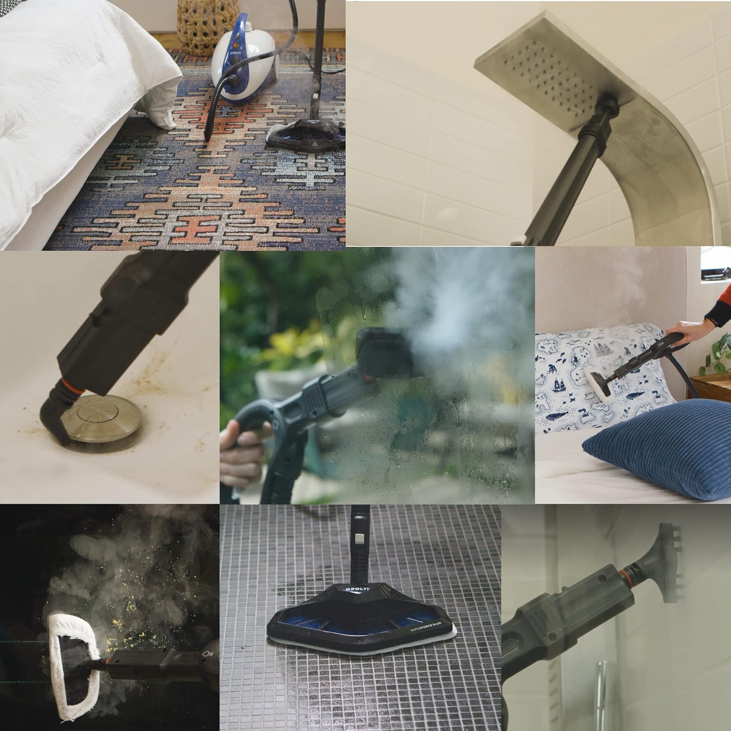 Polti Vaporetto Smart Steam Mop + Steam Cleaner, for Cleaning + Sanitizing