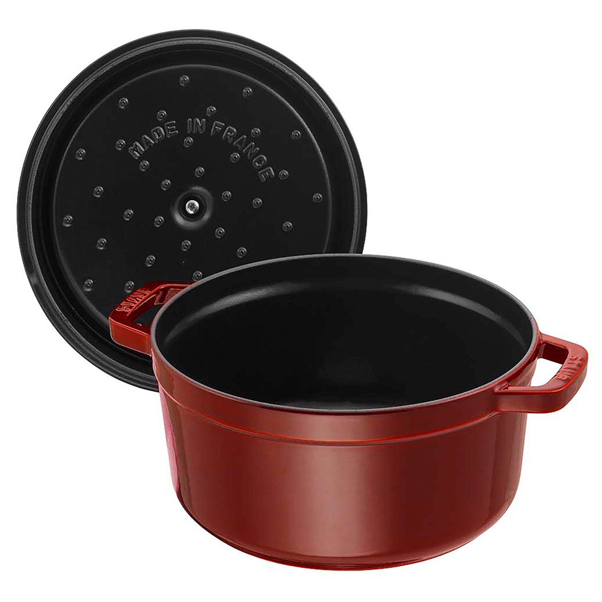 Staub Cast Iron 2.75-qt Round Cocotte, Dutch Oven - Grenadine