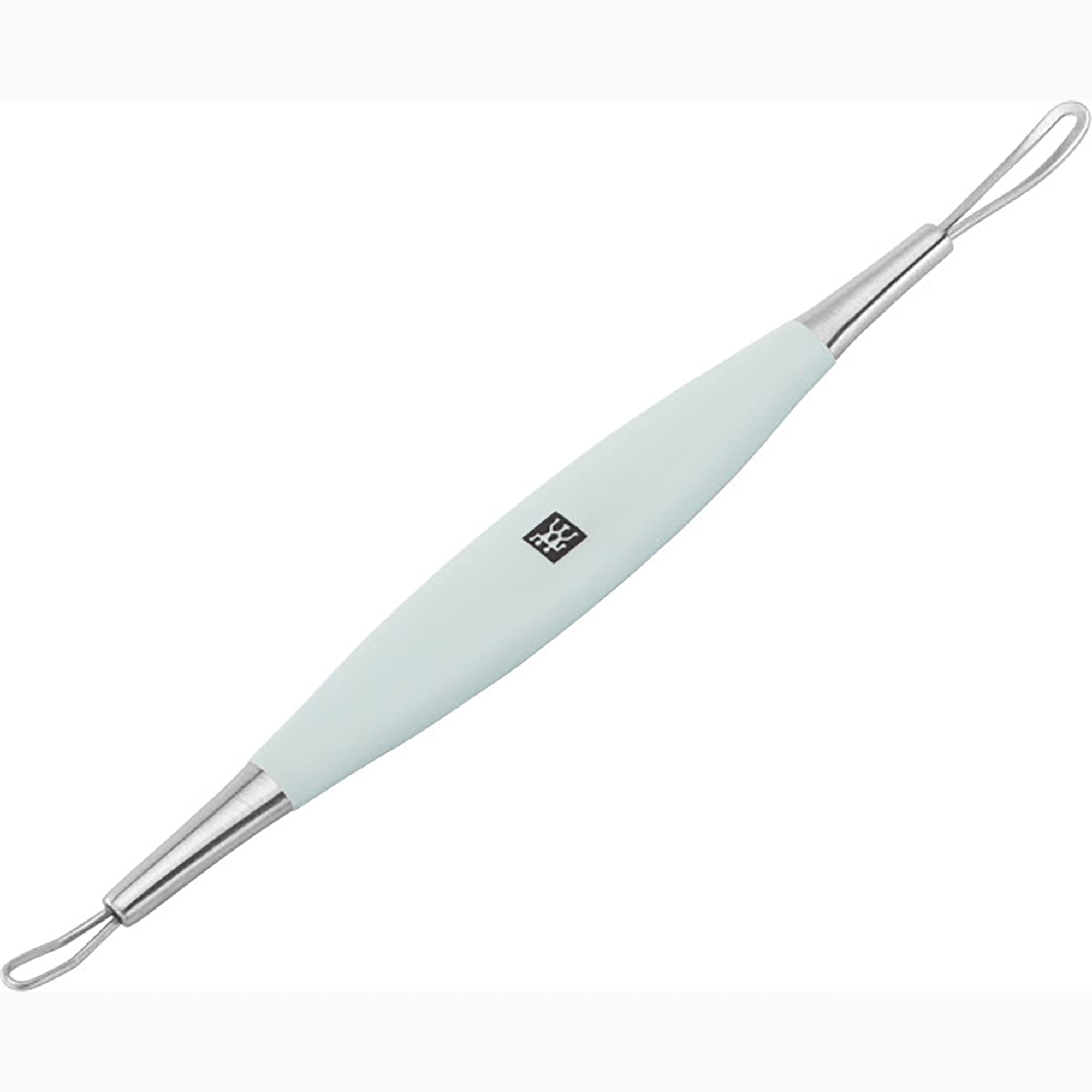 Zwilling Beauty Twinox Blackhead / Whitehead Remover, Professional Skin Care, Stainless Steel Loops, Ergonomic Soft Grip Handle, Premium Facial Care, Mint