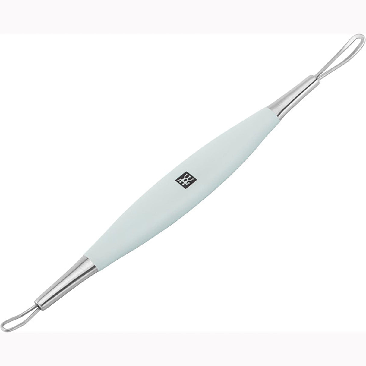 Zwilling Beauty Twinox Blackhead / Whitehead Remover, Professional Skin Care, Stainless Steel Loops, Ergonomic Soft Grip Handle, Premium Facial Care, Mint