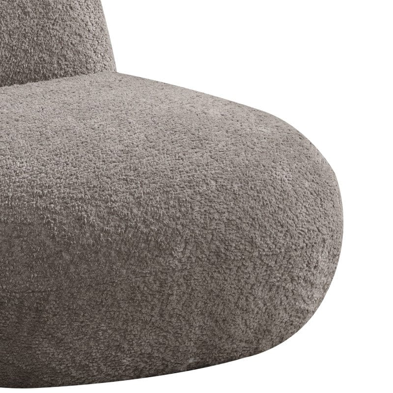 Willow & Hearth Weston 21.5"W Brown Chenille Deer-Shaped Kids Chair