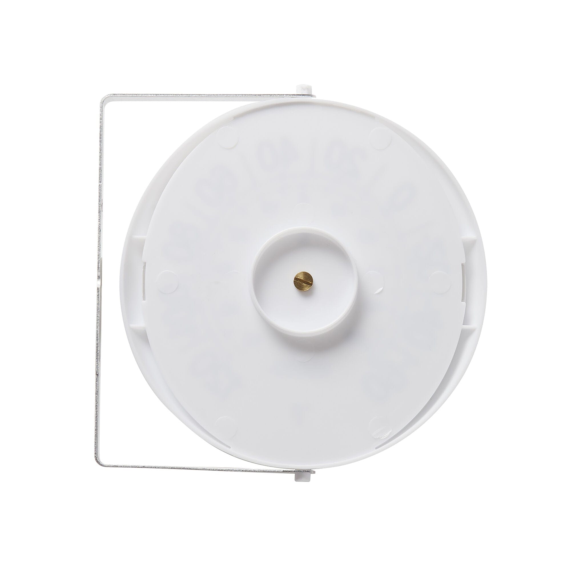 Springfield Big Bold Thermometer with Mounting Bracket, Indoor Outdoor, for Patio, Pool, Indoor Areas, White