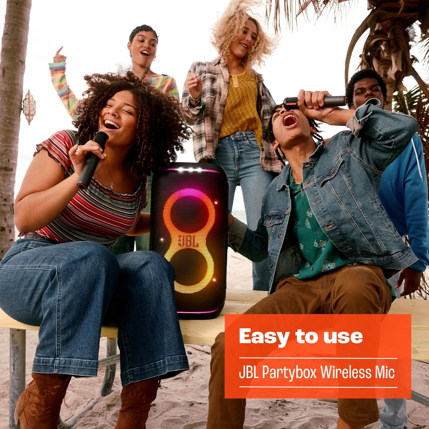 JBL PartyBox Wireless Microphones - Certified Refurbished