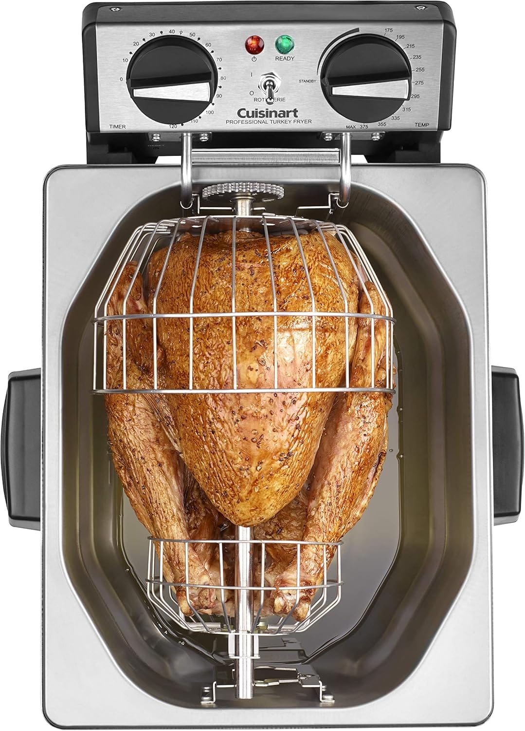 Cuisinart Extra-Large Rotisserie Deep Fryer, Silver - Certified Refurbished