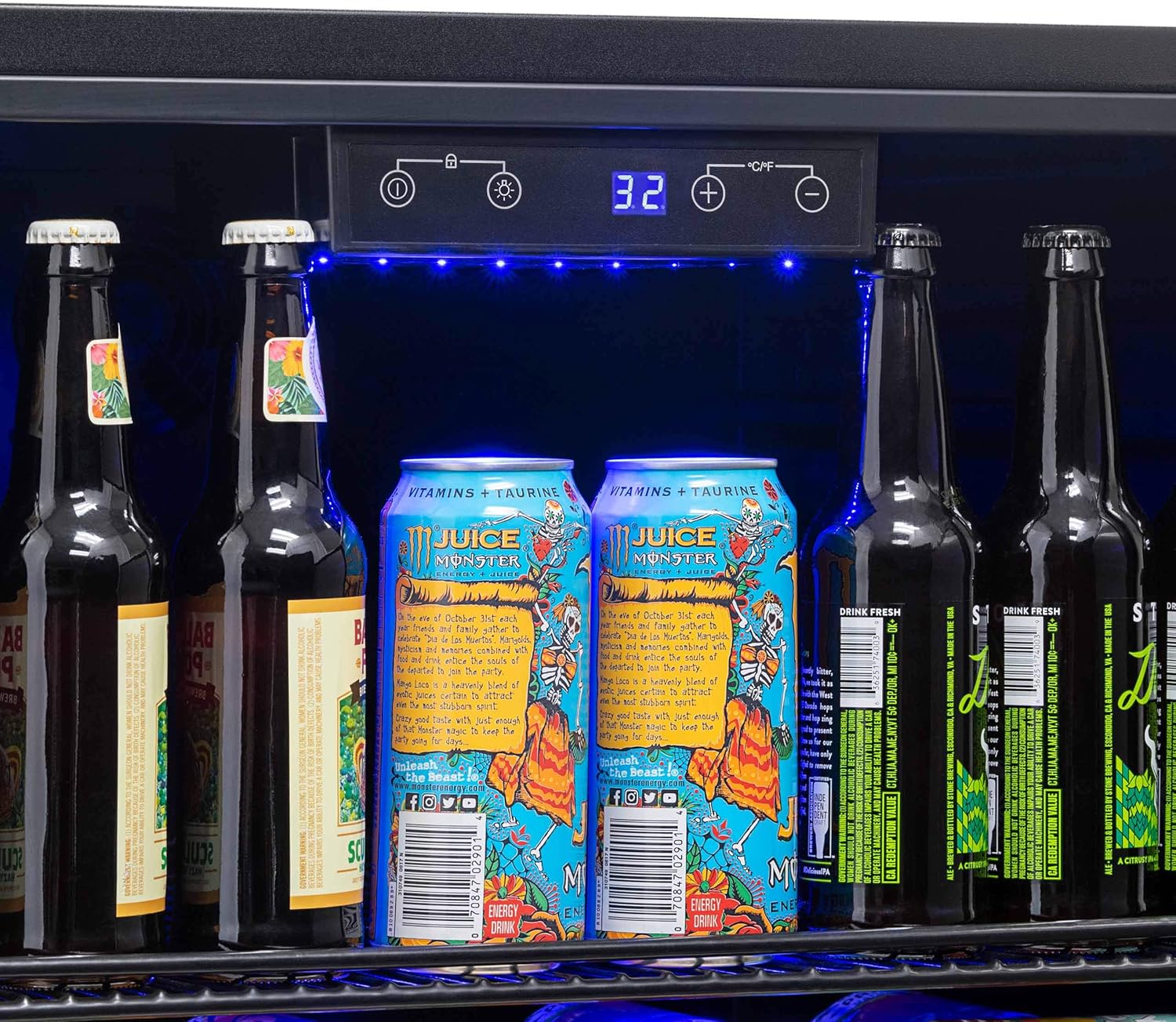 Newair 24" Built-in Outdoor Fridge, 160 Cans, Stainless Steel - Certified Refurbished