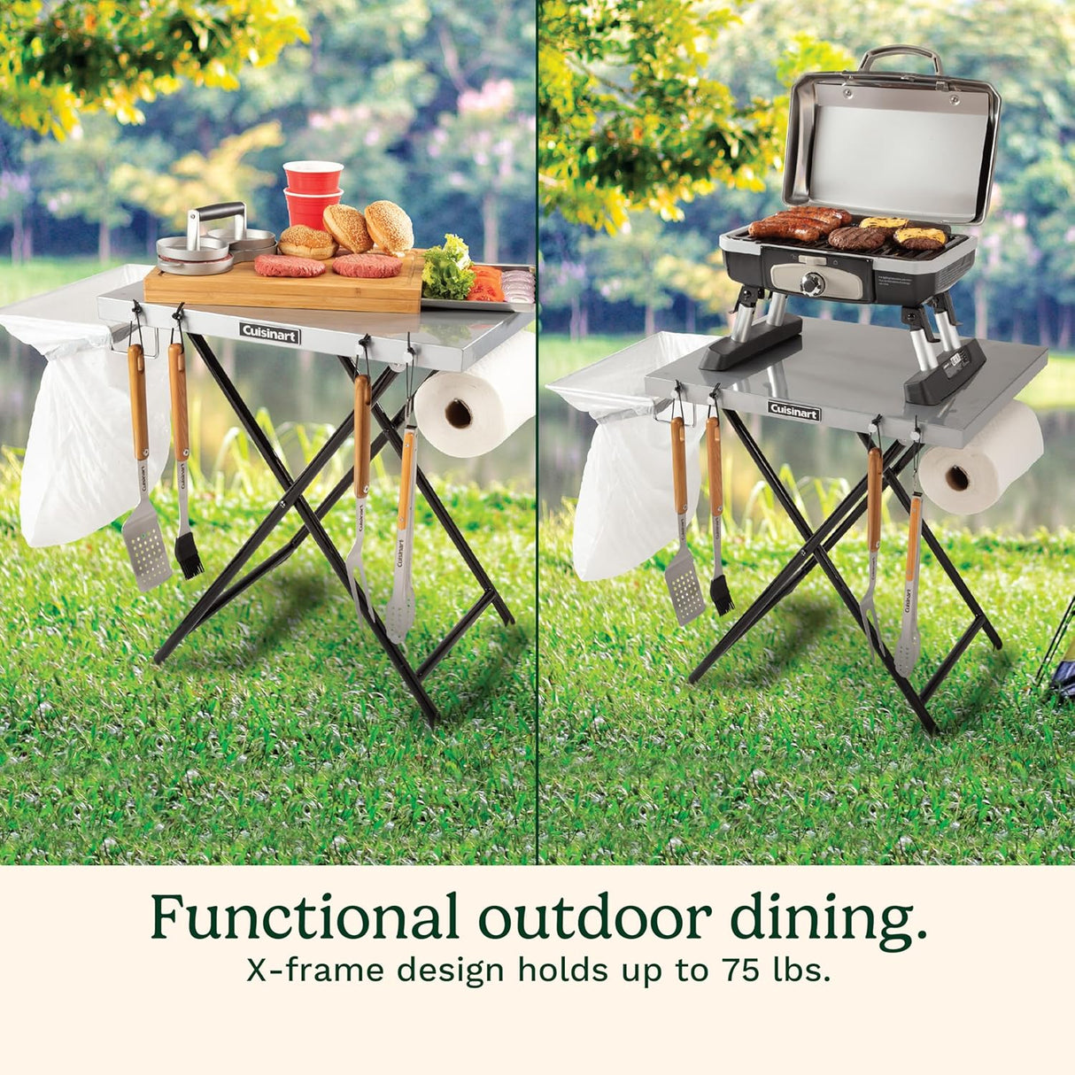 Cuisinart Fold 'n Go Prep Table & Grill Stand