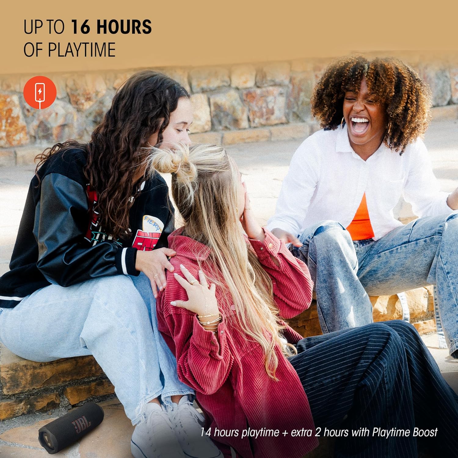 JBL Flip 7 Portable Waterproof Speaker, Purple - Certified Refurbished