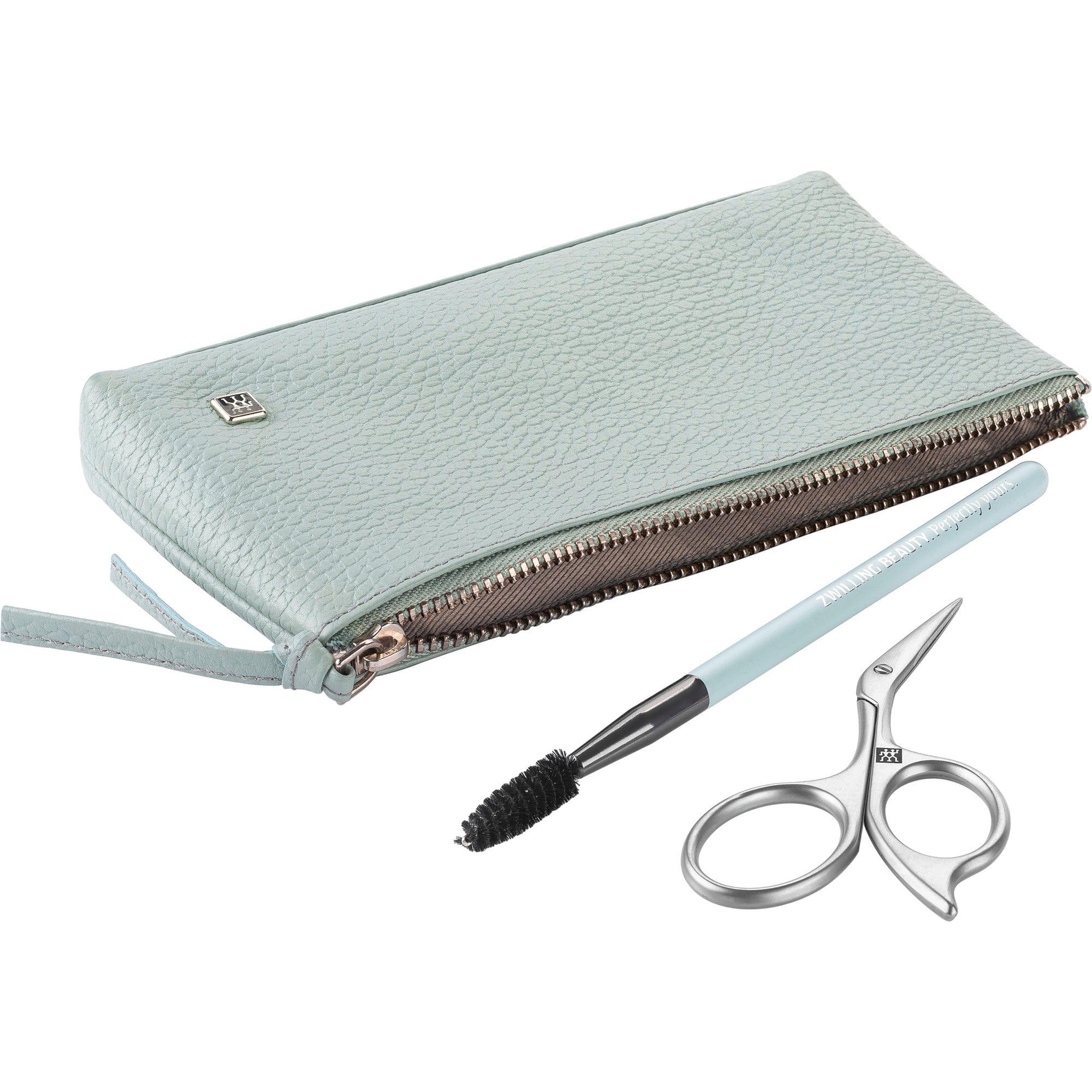Zwilling Beauty Twinox 3-pc Eyebrow Mint Leather Set