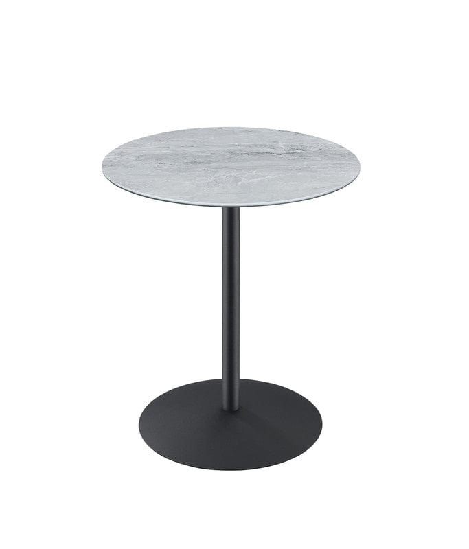 Willow & Hearth Circa 17.5"W End Table with Gray Marble Textured Top