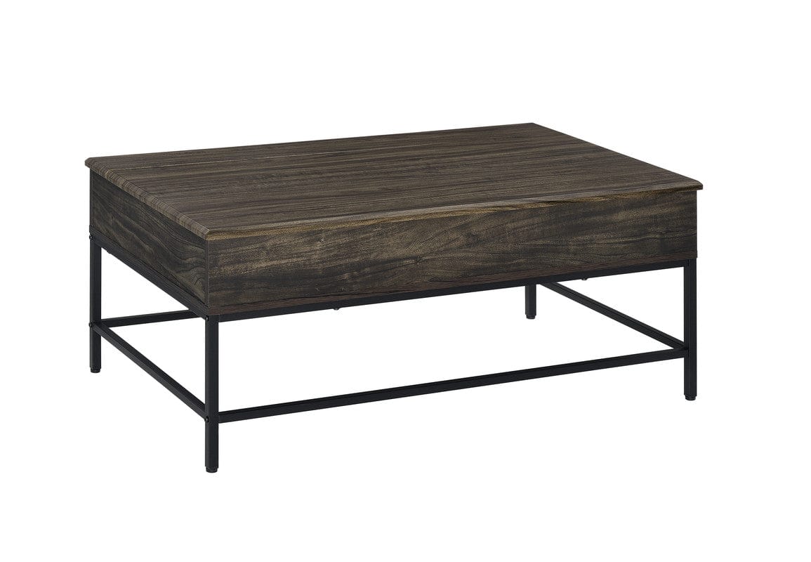 Willow & Hearth Cliff 39"W Brown Lift Top Coffee Table