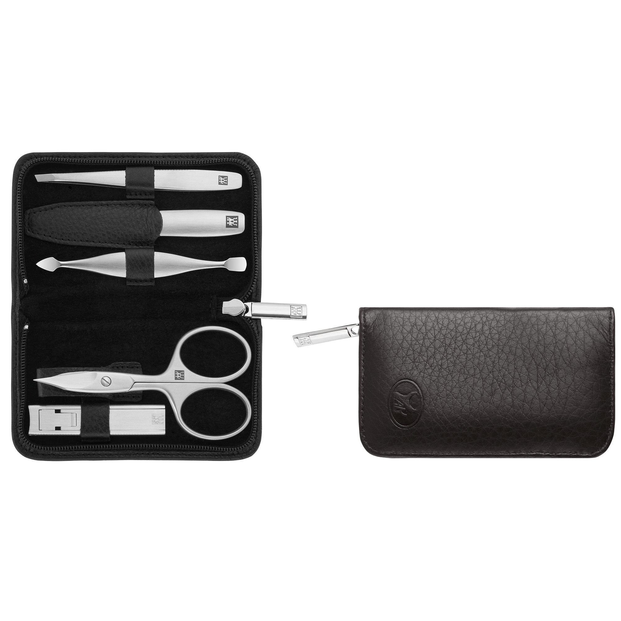 Zwilling Beauty Twinox 6-pc Manicure Set with Black Leather Case