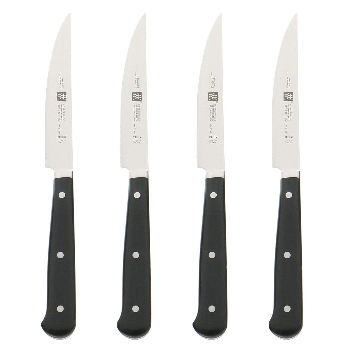 Zwilling Porterhouse 4-pc Steak Knife Set in Beechwood Box
