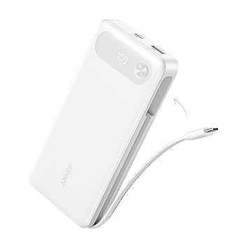 Anker Power Bank (20K, 87W, Built-In USB-C Cable)