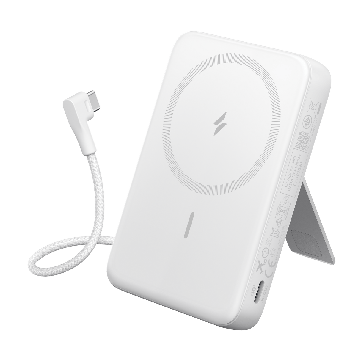 Anker Zolo Magnetic Power Bank (10K, 30W, Built-in USB-C Cable)