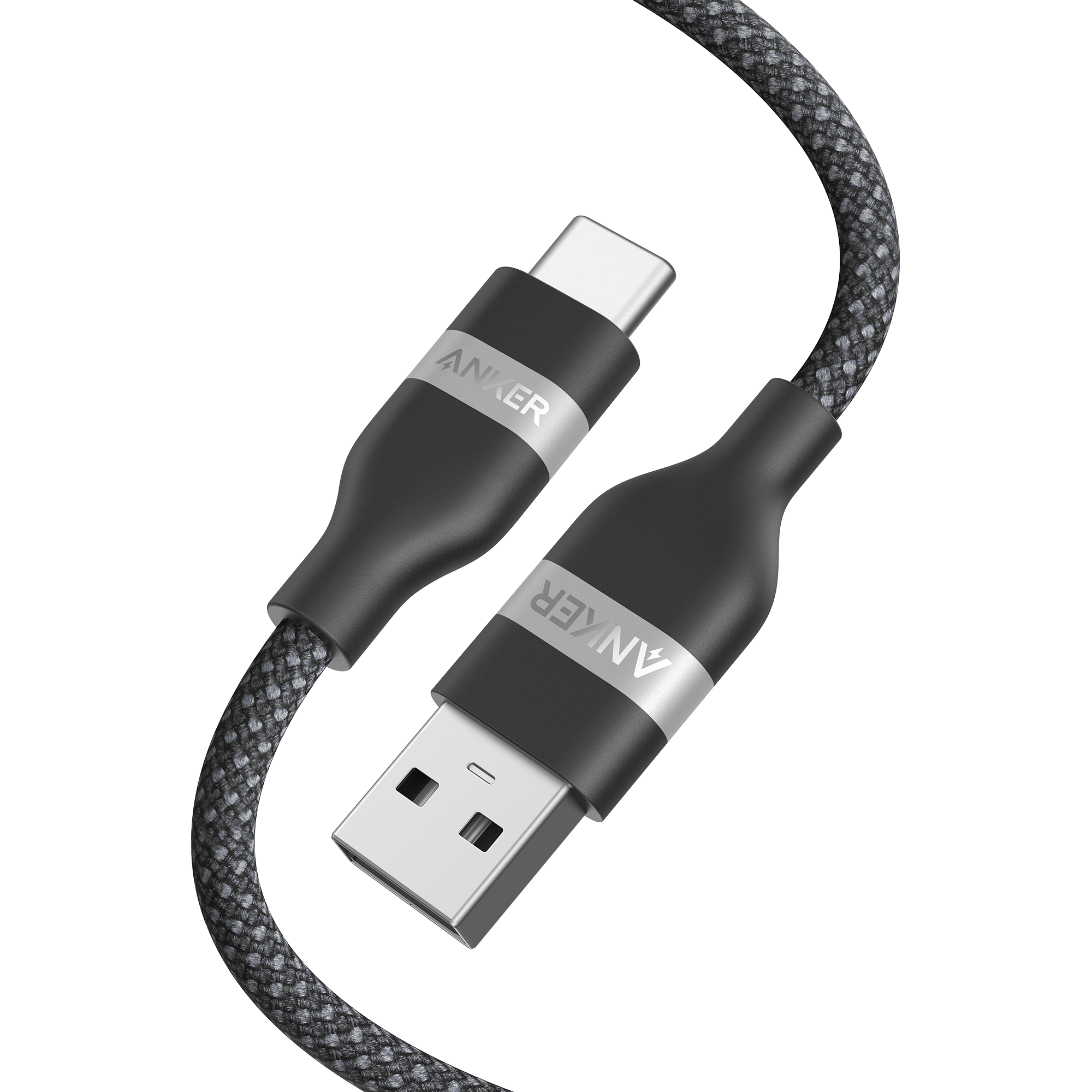 Anker USB-A to USB-C Cable (3 ft/6 ft, Upcycled-Braided)