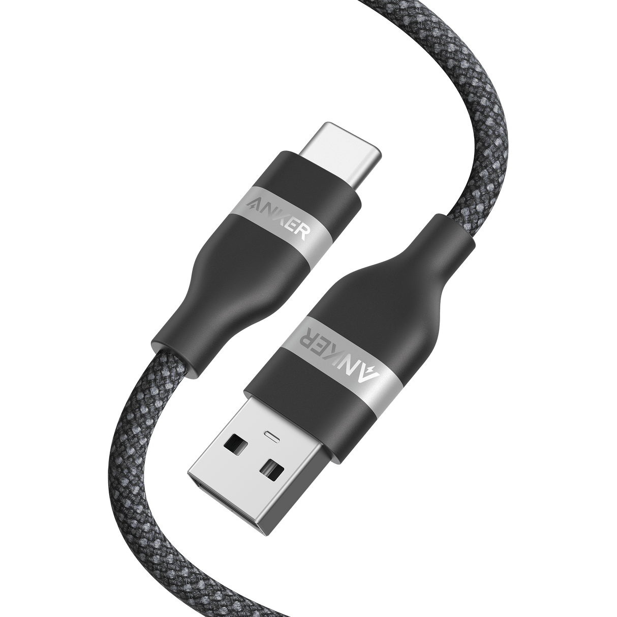 Anker USB-A to USB-C Cable (3 ft/6 ft, Upcycled-Braided)