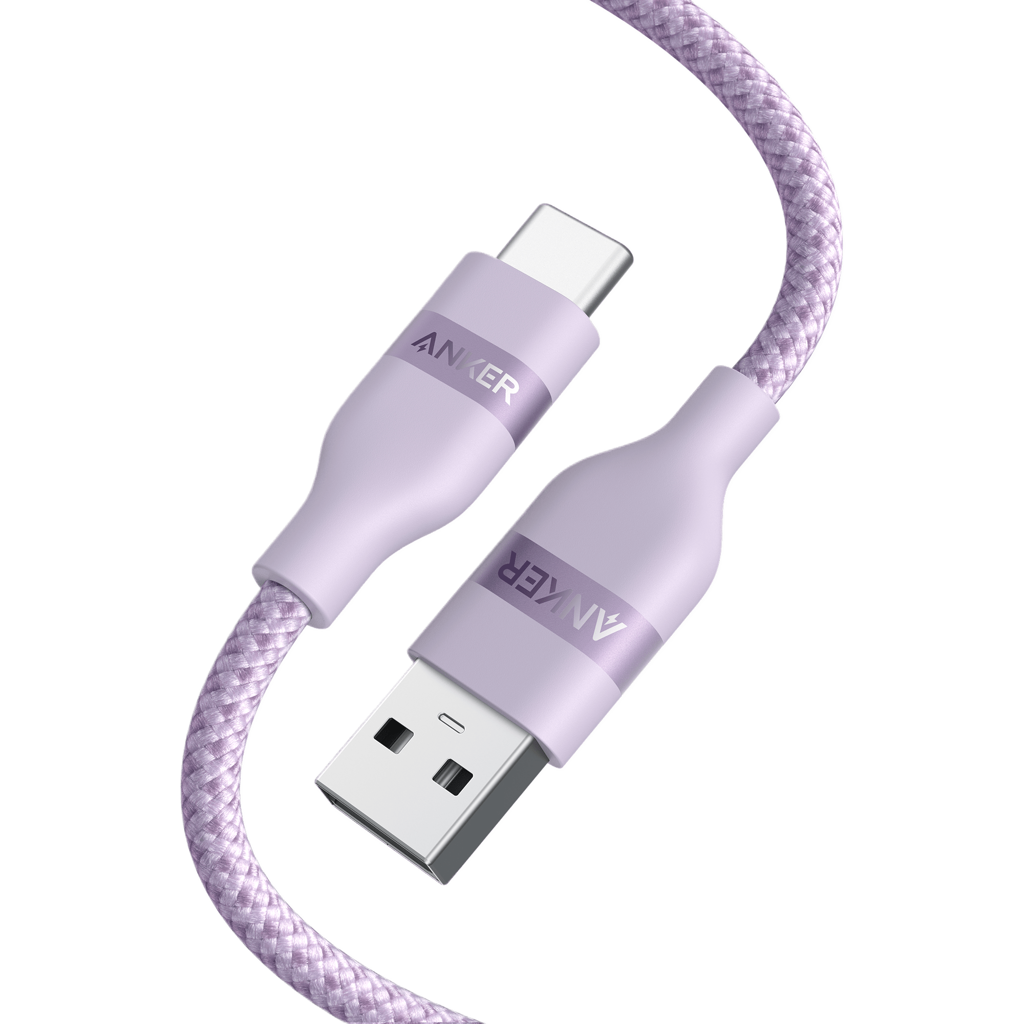 Anker USB-A to USB-C Cable (3 ft/6 ft, Upcycled-Braided)