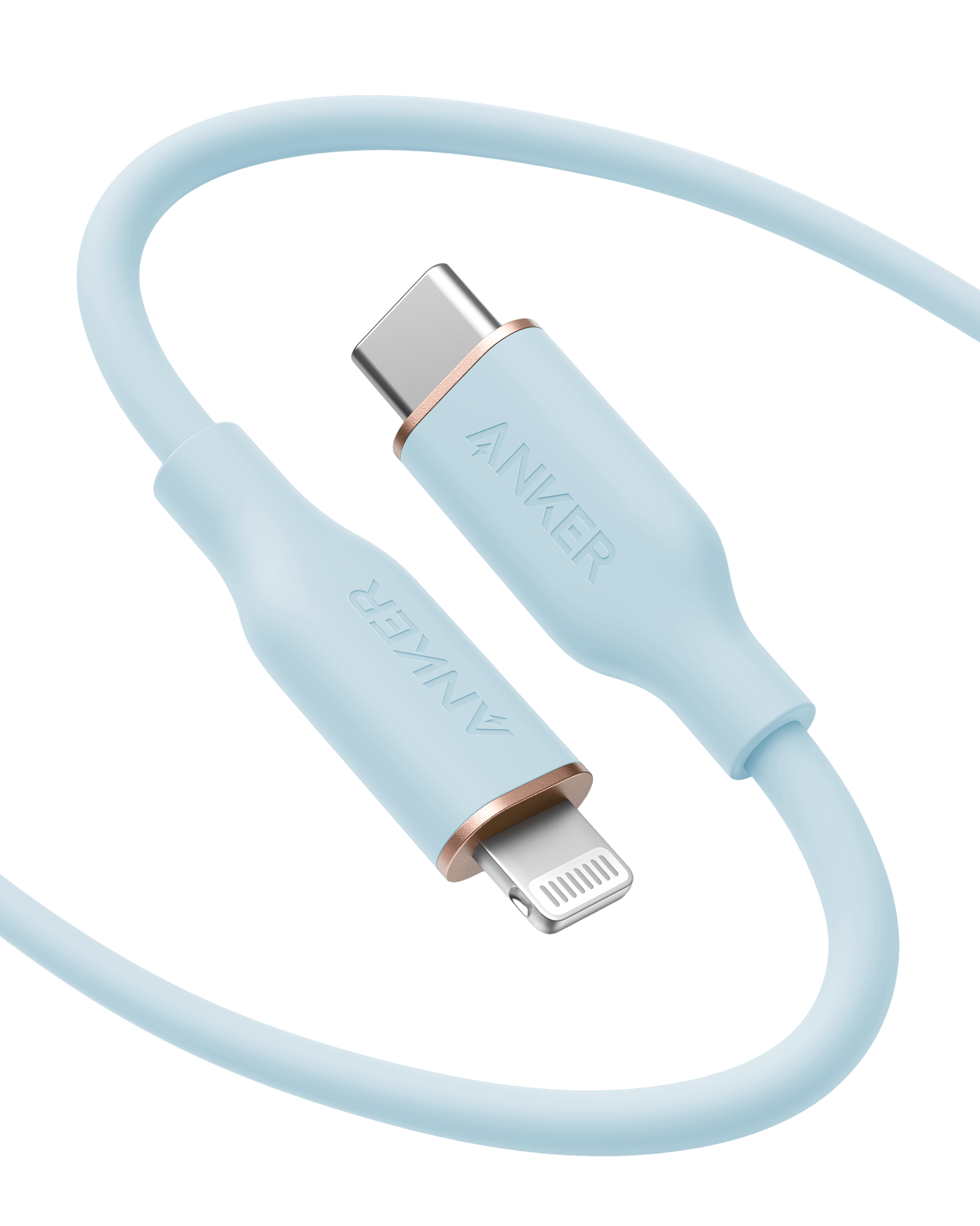 Anker <b>641</b> USB-C to Lightning Cable (Flow, Silicone)