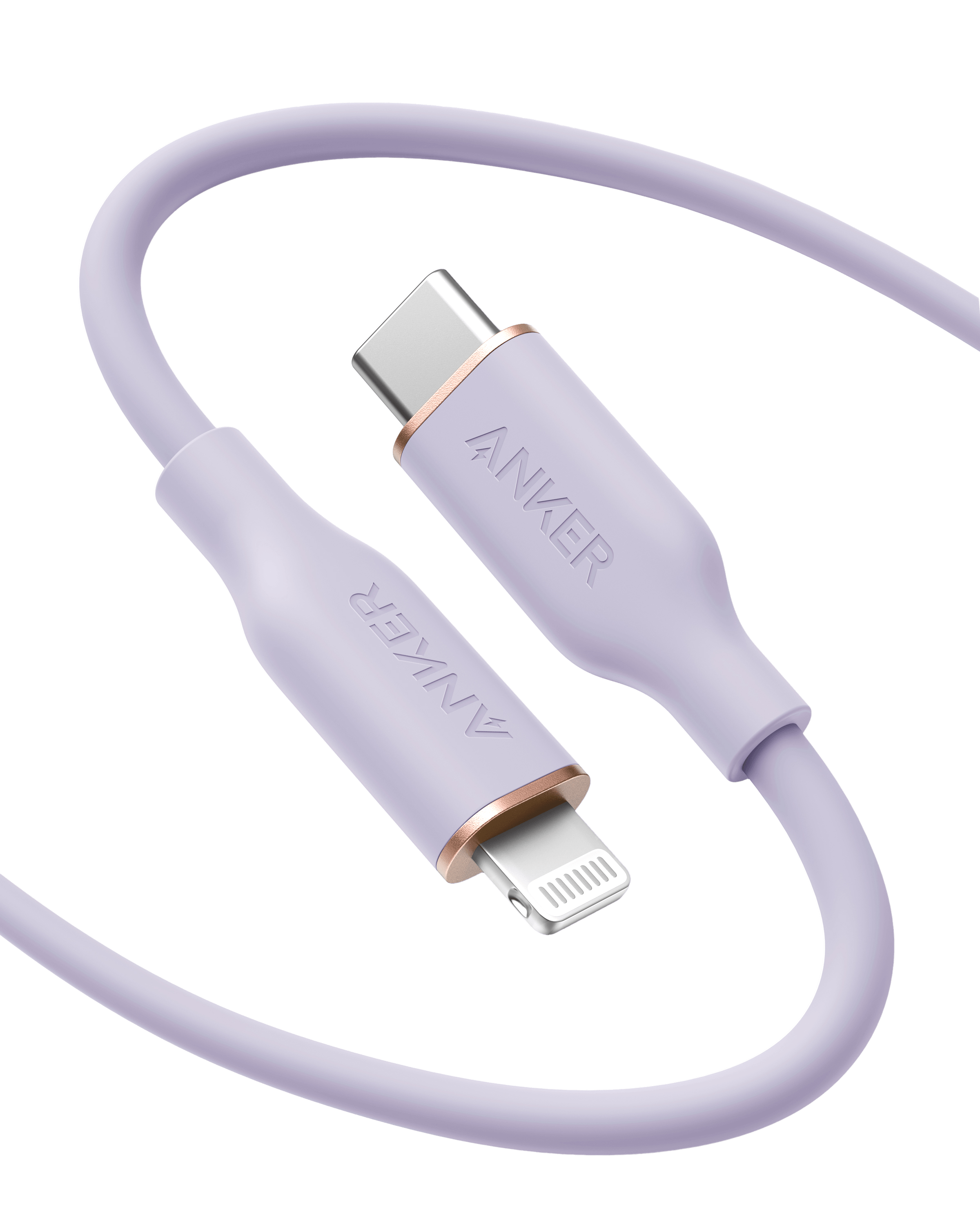 Anker <b>641</b> USB-C to Lightning Cable (Flow, Silicone)