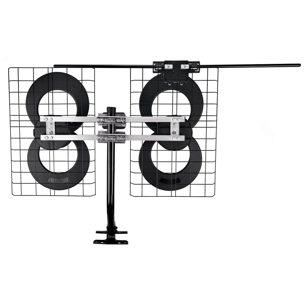 Antennas Direct ClearStream 4V Indoor Outdoor TV Antenna, UHF VHF, Multi-Directional, 70+ Mile Range, 4K 8K UHD, NEXTGEN TV - with 20-In. Mast