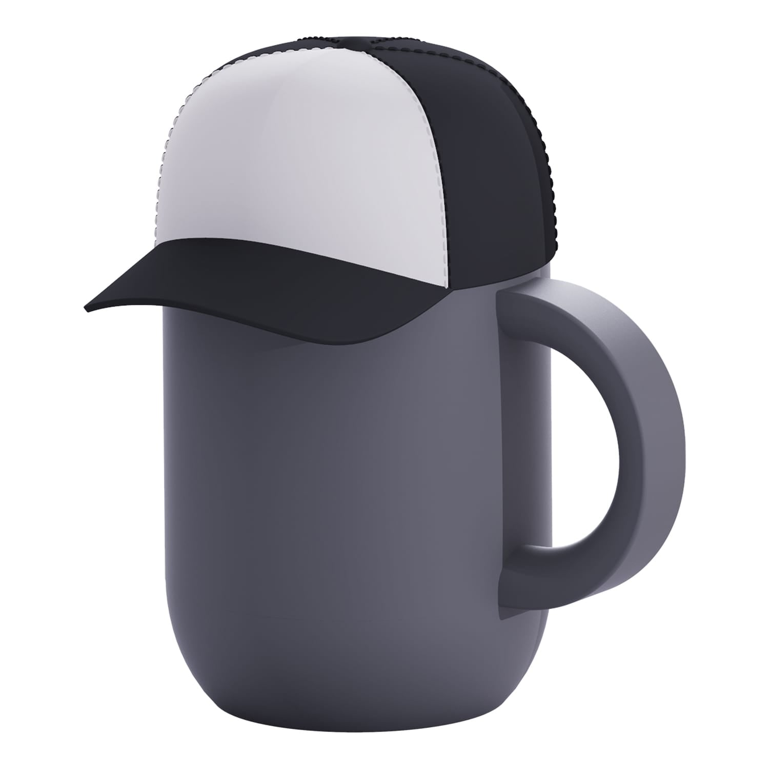 Asobu 13-Oz. Happy Hat Insulated Mug, Black