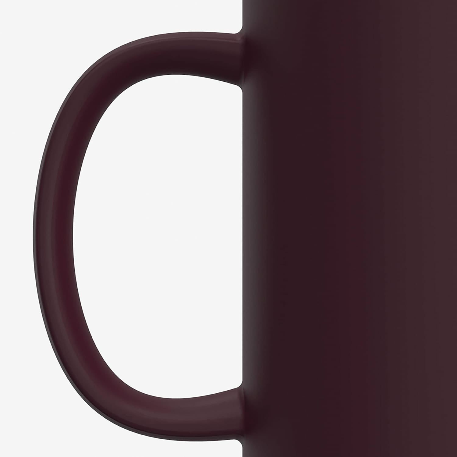 Asobu Ceramic 12-Oz. Mug with Cork Base, Burgundy