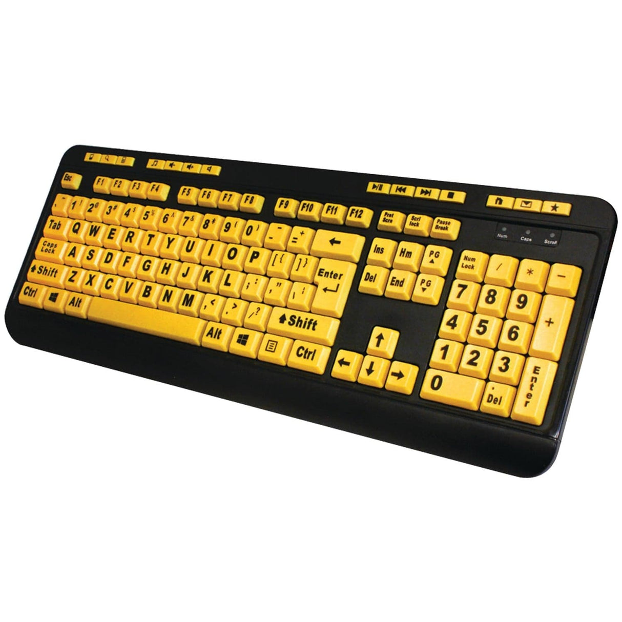 Adesso EasyTouch 132 Luminous Large-Print Desktop Keyboard