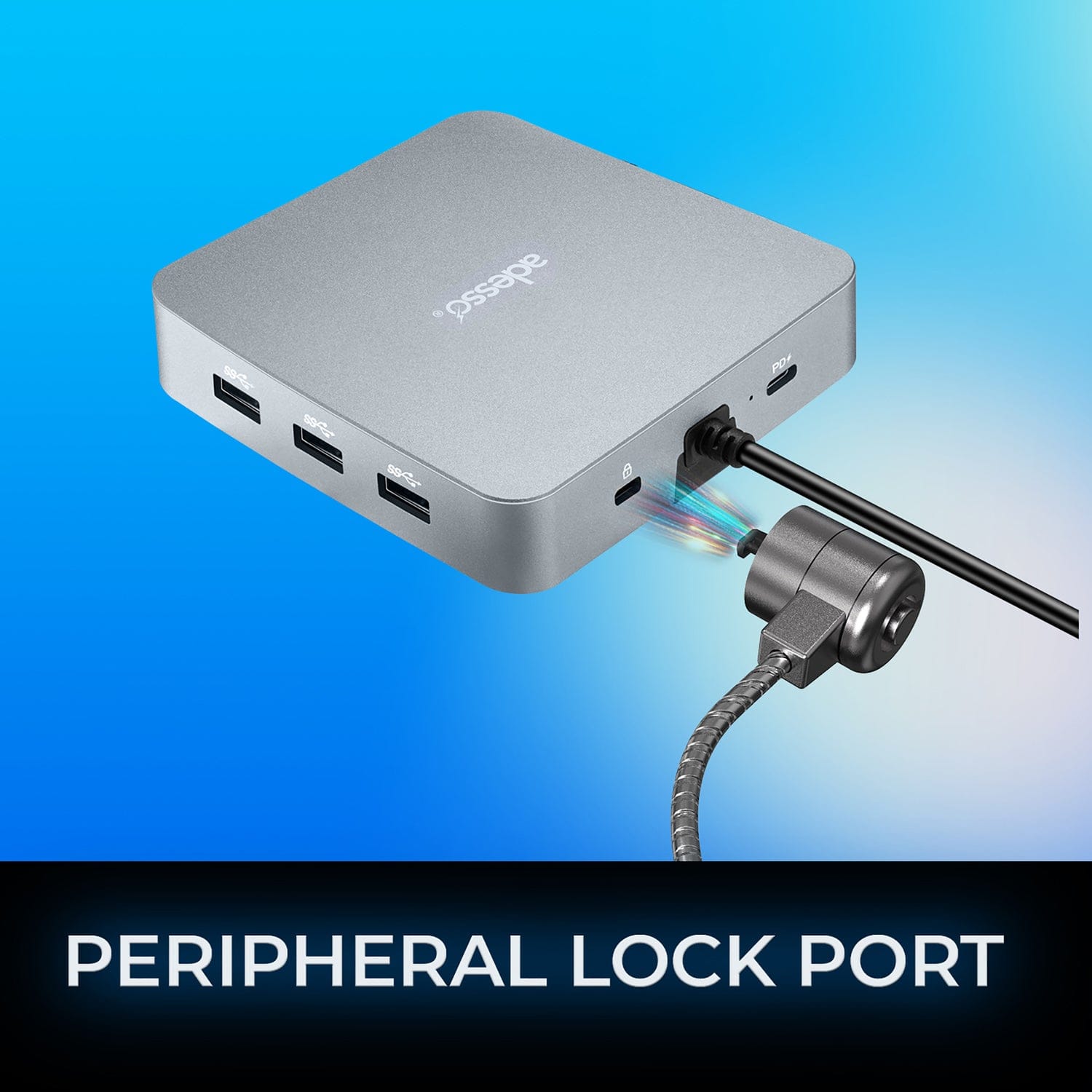 Adesso 11-in-1 USB-C Docking Station, TAA Compliant, for Computers