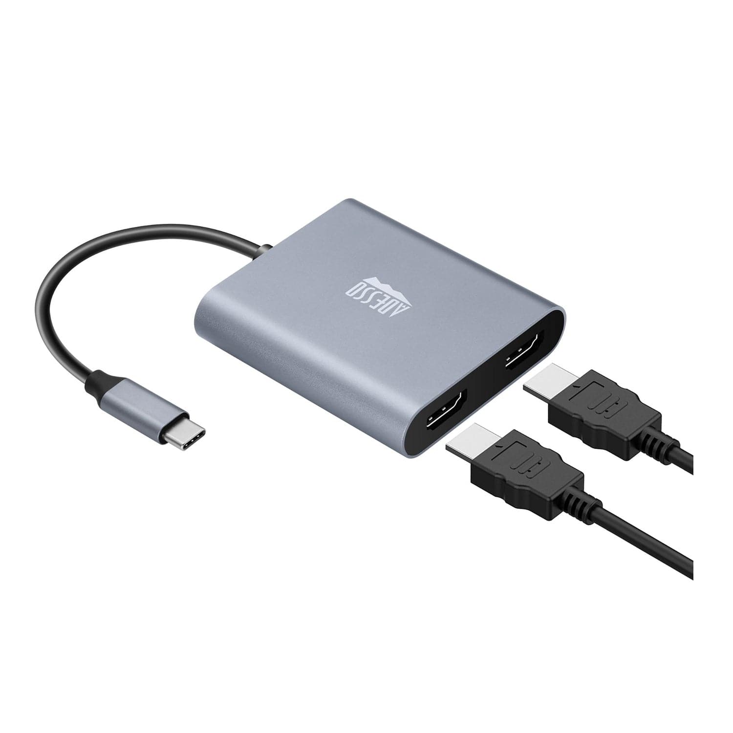 Adesso USB-C to Dual HDMI Adapter