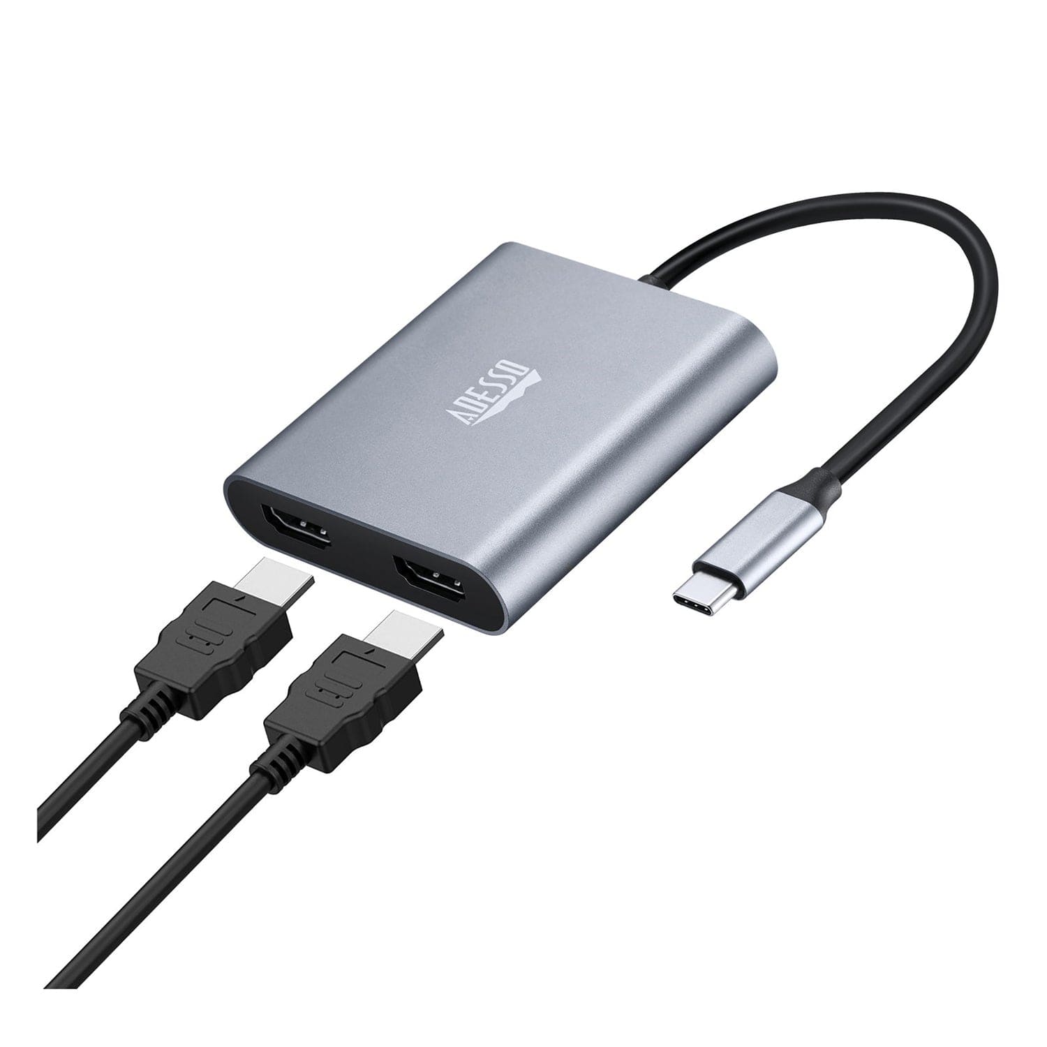 Adesso USB-C to Dual HDMI Adapter
