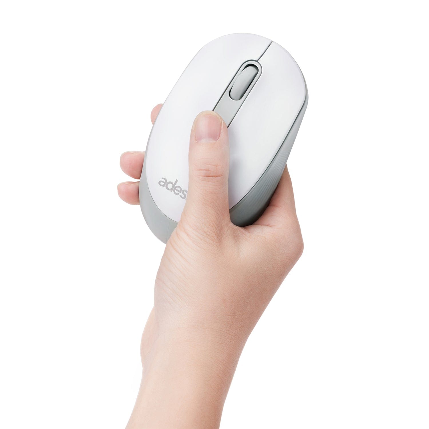 Adesso iMouse A30 Wireless Computer Mouse with AI Copilot Button, 4 Buttons, 1200 DPI, for PC and Mac, White
